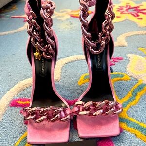 Versace pink flamingo sandal EU 37.5 good condition